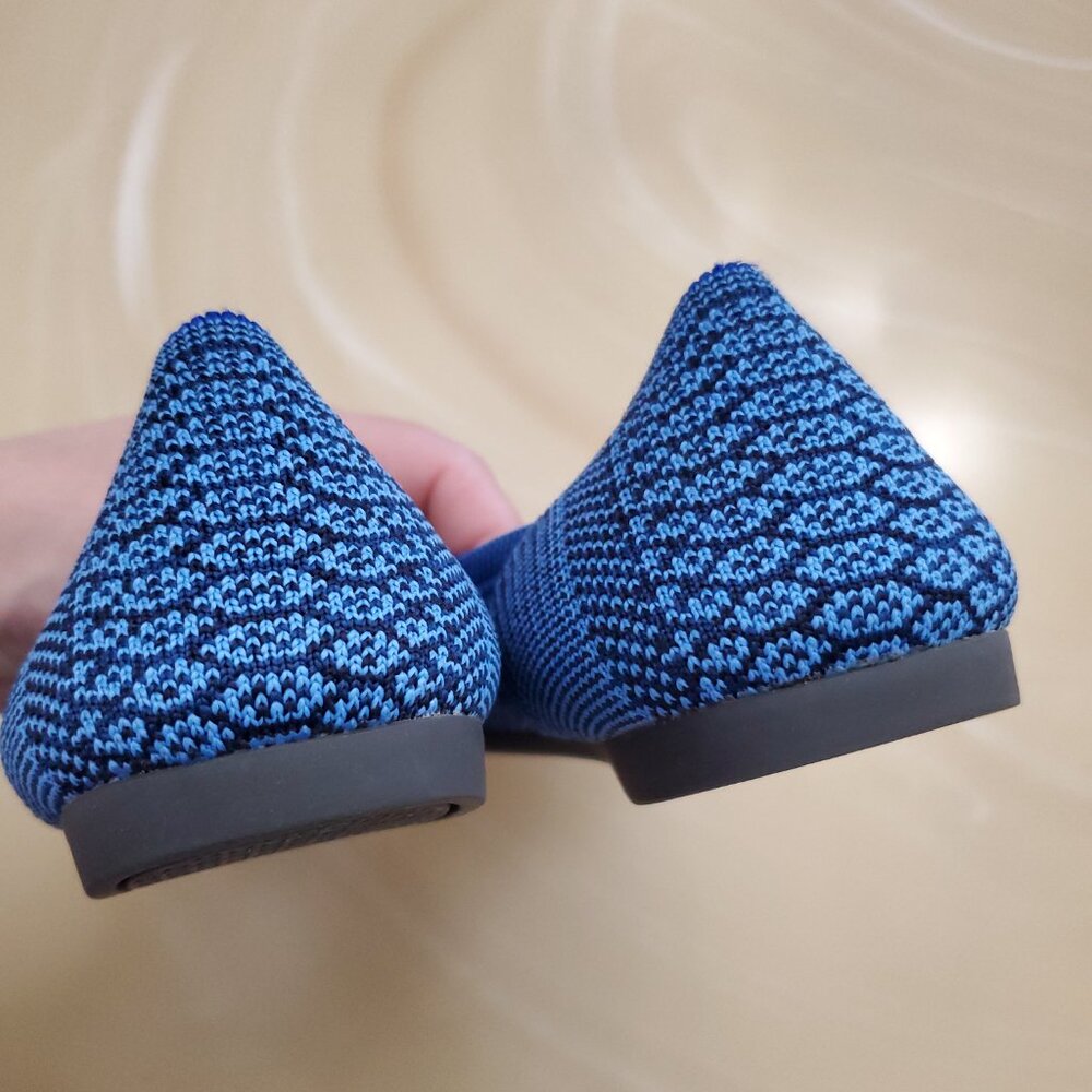 Rothy's The Point Blue Lapis Python Snake Print W… - image 6